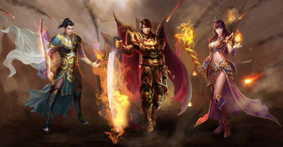 天地神域新区人气爆棚，散人玩家福音 - 百度乐传奇游戏截图